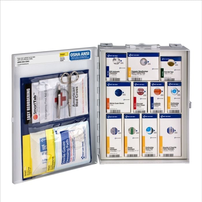 Medium Metal SmartCompliance First Aid Cabinet | MDSI