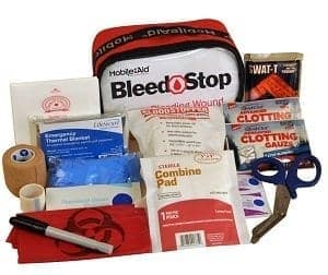 BleedStop Single 100 Bleeding Wound Trauma First Aid Kit Product
