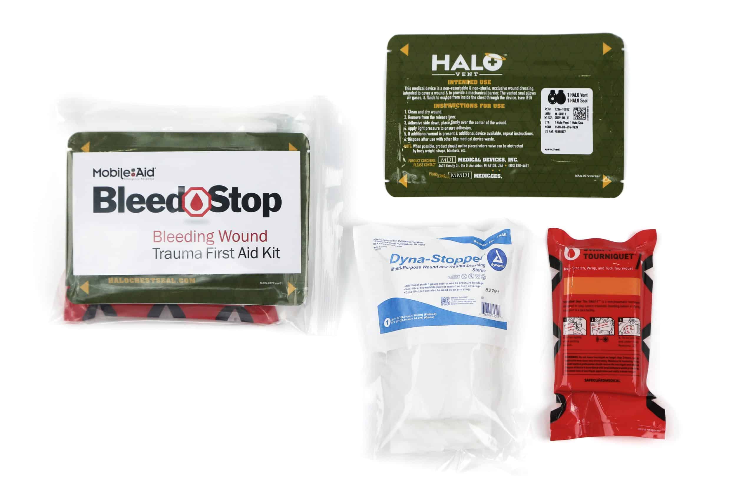 Clear-View™ BleedStop Backpack Kit with 6 Bleeding Control Throw Packs Product 2 Clear-View™ BleedStop Backpack Kit with 6 Bleeding Control Throw Packs Product 2
