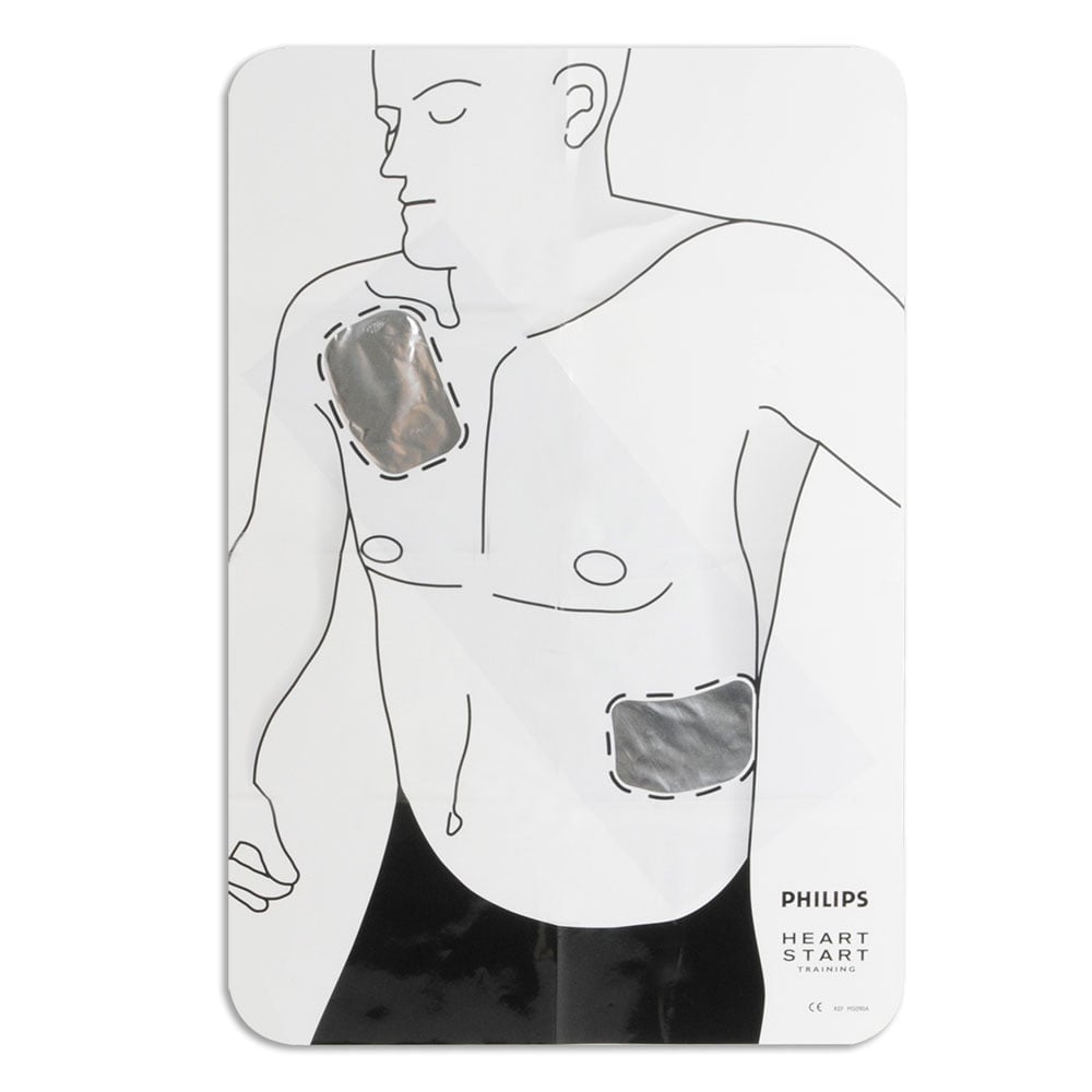 Philips Adult Pad Placement Guide Product