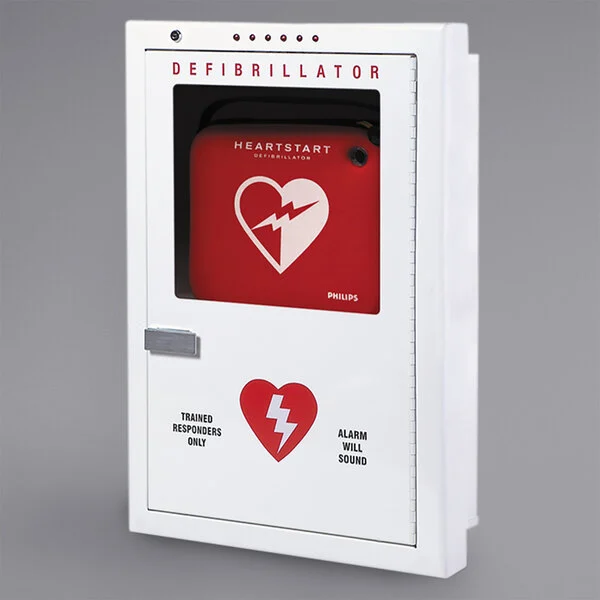 Philips Semi-Recessed Mount AED Cabinet Product