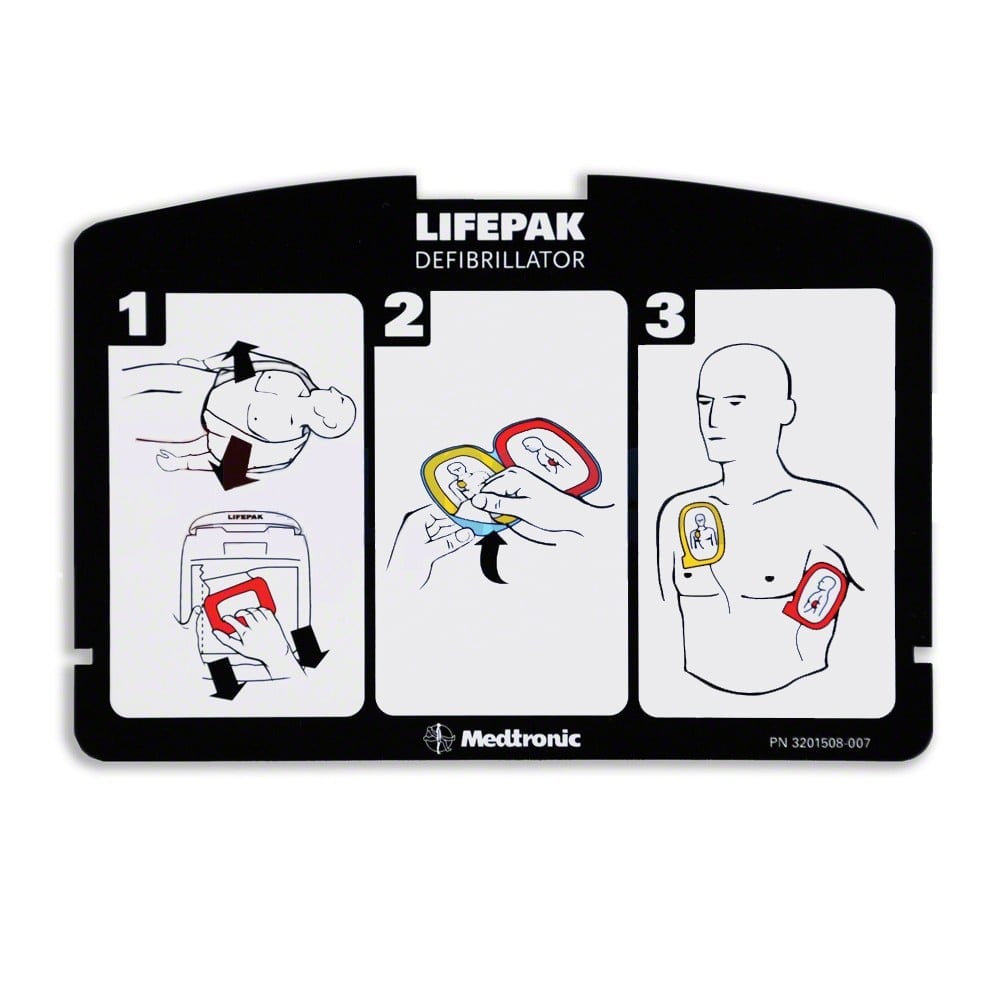 Physio-Control LIFEPAK CR PlusEXPRESS AED Quick Reference Card Product