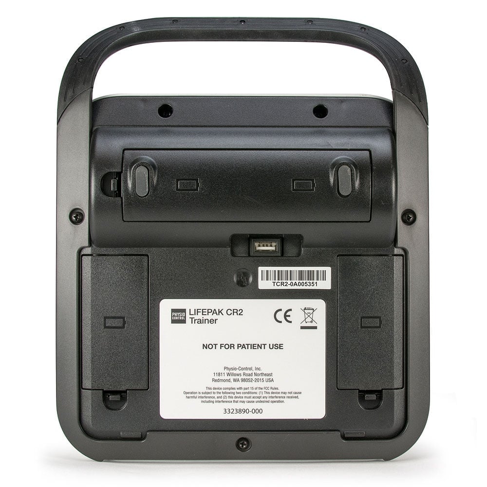 Physio-Control LIFEPAK® CR2 AED Trainer back Physio-Control LIFEPAK® CR2 AED Trainer back