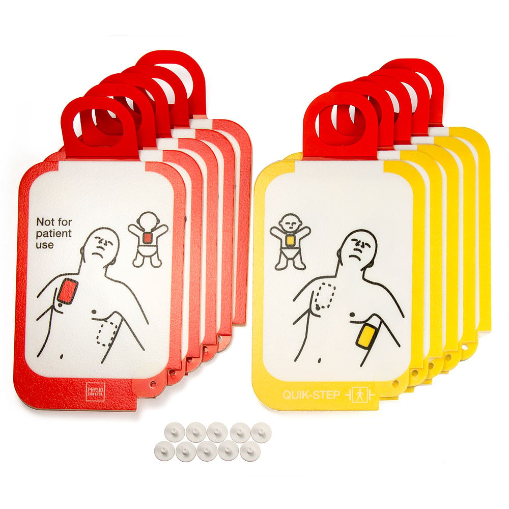 Physio-Control LIFEPAK® CR2 AED Training System Replacement Electrode Pads group Physio-Control LIFEPAK® CR2 AED Training System Replacement Electrode Pads group