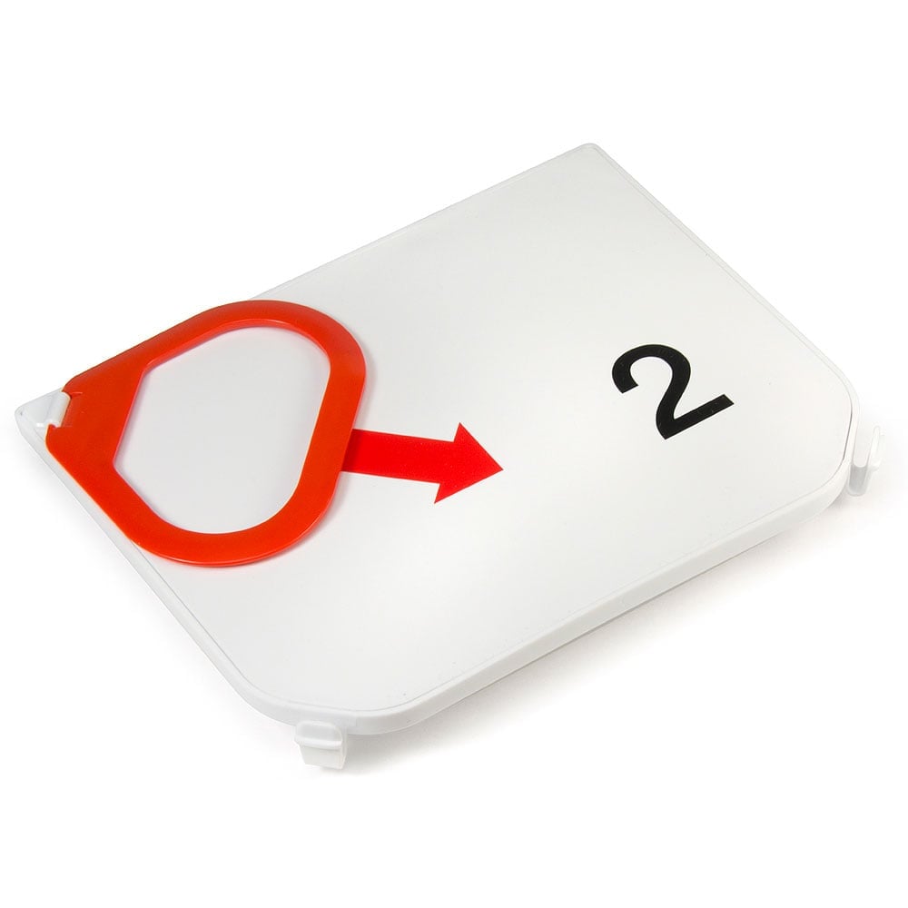 Physio-Control LIFEPAK® CR2 AED Training System Replacement Electrode Tray Front