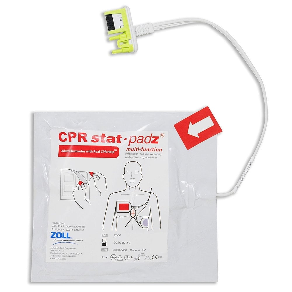 2-Piece Zoll CPR Stat Padz 8-Pack 8900-0400 Product 2 2-Piece Zoll CPR Stat Padz 8-Pack 8900-0400 Product 2