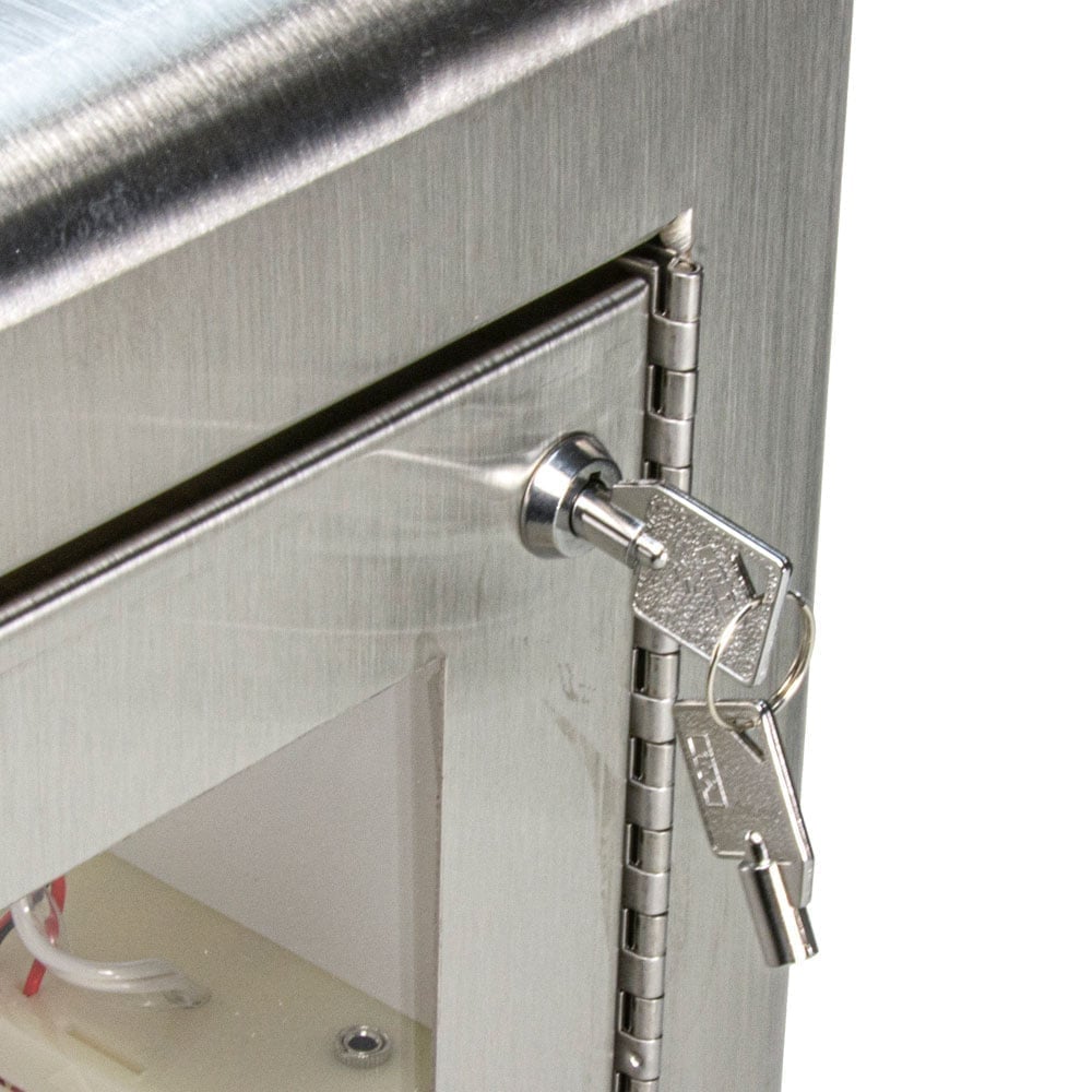Physio-Control Surface Mount Stainless Steel AED Cabinet Product 6