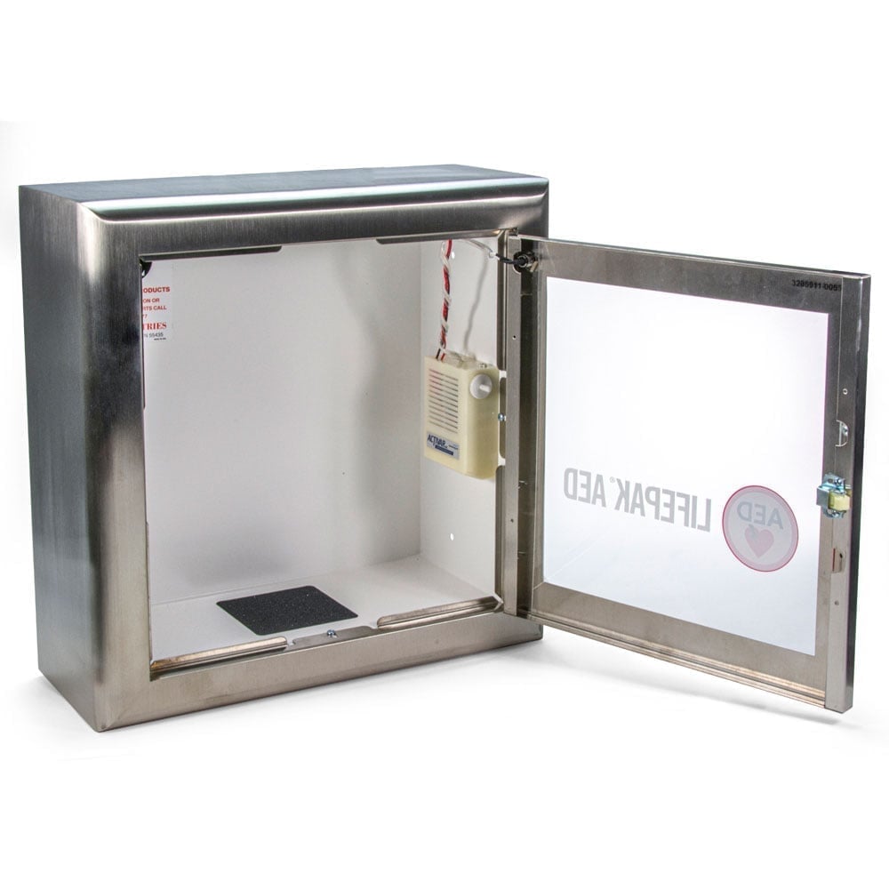 Physio-Control Surface Mount Stainless Steel AED Cabinet Product2 Physio-Control Surface Mount Stainless Steel AED Cabinet Product2