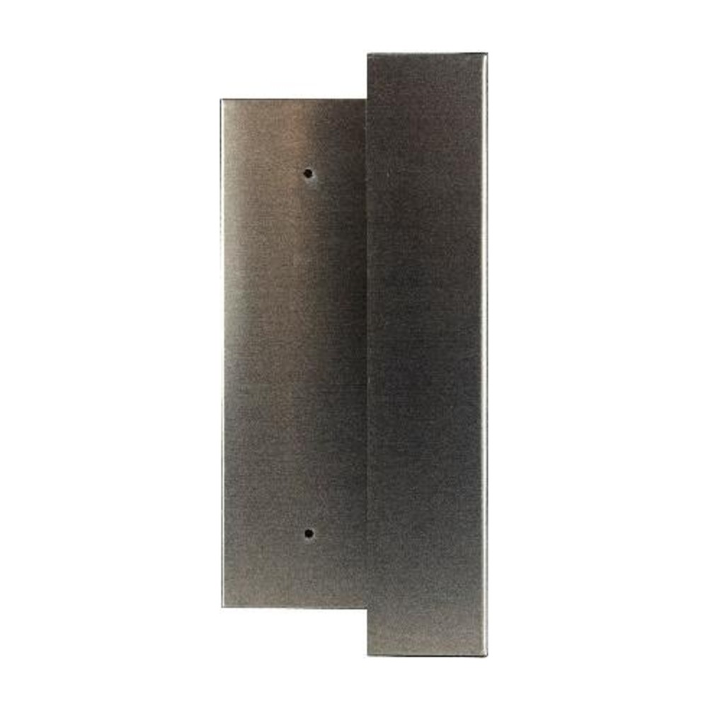 Cubix stainless steel semi recessed AED cabinet side profile Cubix stainless steel semi recessed AED cabinet side profile